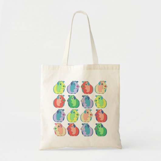 Pop Art Guinea Pig Pattern Tote Bag (Voorkant)
