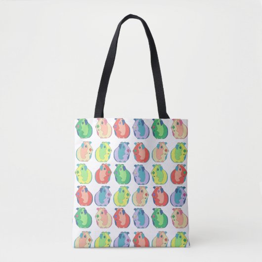 Pop Art Guinea Pig Pattern Tote Bag (Voorkant)