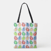 Pop Art Guinea Pig Pattern Tote Bag (Achterkant)