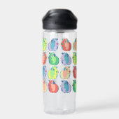 Pop Art Guinea Pig Pattern Waterfles (Achterkant)