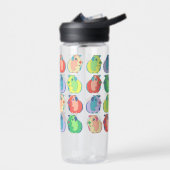Pop Art Guinea Pig Pattern Waterfles (Links)