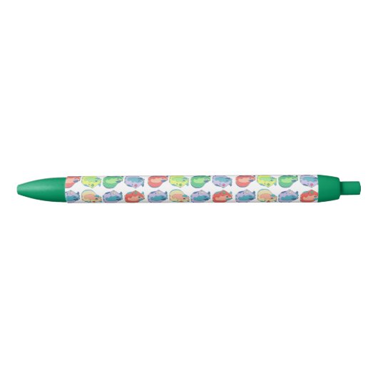 Pop Art Guinea Pig Pattern Zwarte Inkt Pen (Voorkant)
