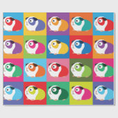 Pop Art Guinea Pigs Cadeaupapier (Vlak)