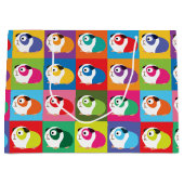 Pop Art Guinea Pigs Groot Cadeauzakje (Voorkant)