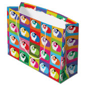 Pop Art Guinea Pigs Groot Cadeauzakje (Achterkant Gekanteld)