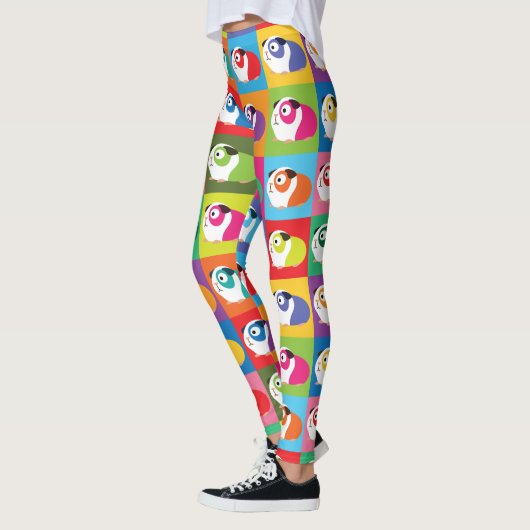 Pop Art Guinea Pigs Leggings (Links)