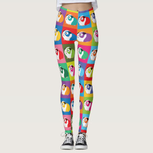 Pop Art Guinea Pigs Leggings