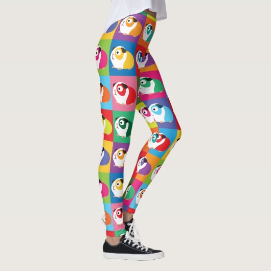Pop Art Guinea Pigs Leggings (Rechts)