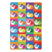 Pop Art Guinea Pigs Mini Klembord (Achterkant)