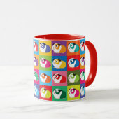 Pop Art Guinea Pigs Mok (Voorkant rechts)