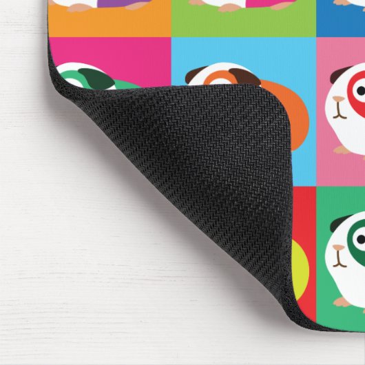Pop Art Guinea Pigs Muismat (Hoek)