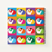 Pop Art Guinea Pigs Notitieboek (Achterkant)