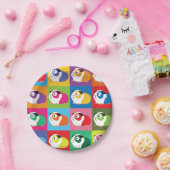 Pop Art Guinea Pigs Papieren Bordje (Feest)