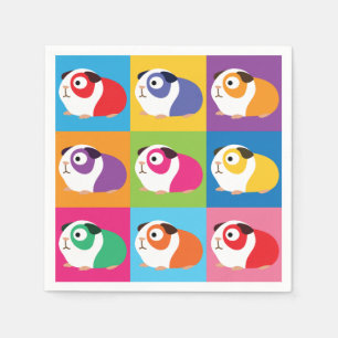 Pop Art Guinea Pigs Servet