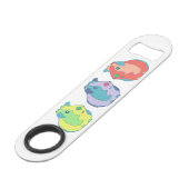 Pop Art Guinea Pigs Speed Flessenopener (Voorkant Gekanteld)