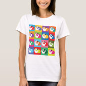 Pop Art Guinea Pigs T-shirt (Voorkant)