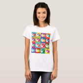 Pop Art Guinea Pigs T-shirt (Voorkant volledig)