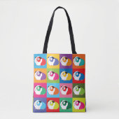 Pop Art Guinea Pigs Tote Bag (Voorkant)