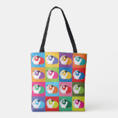 Pop Art Guinea Pigs Tote Bag (Achterkant)