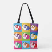 Pop Art Guinea Pigs Tote Bag (Achterkant)
