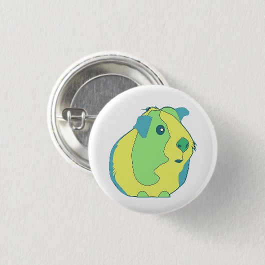 Pop Art Guinee Pig Ronde Button 3,2 Cm (Voorkant /achterkant)