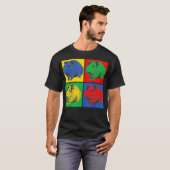 Pop Art Guinee Pig  T-shirt (Voorkant volledig)