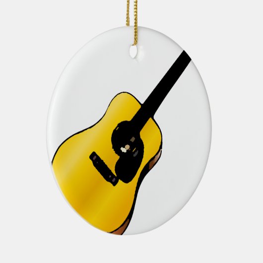 Pop Art Guitar Keramisch Ornament (Rechts)