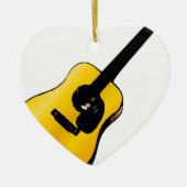 Pop Art Guitar Keramisch Ornament (Voorkant)