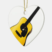 Pop Art Guitar Keramisch Ornament (Links)