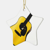 Pop Art Guitar Keramisch Ornament (Links)