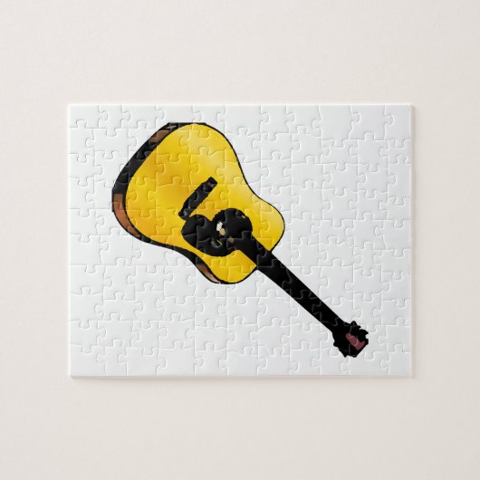 Pop Art Guitar Legpuzzel (Horizontaal)