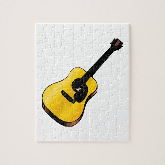 Pop Art Guitar Legpuzzel (Verticaal)