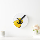 Pop Art Guitar Ronde Klok (Huis)