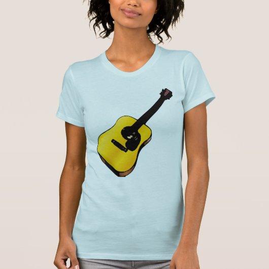 Pop Art Guitar T-shirt (Voorkant)