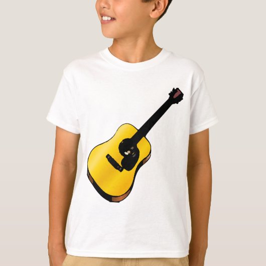 Pop Art Guitar T-shirt (Voorkant)