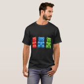 Pop Art Gummibeertjes T-shirt (Voorkant volledig)