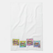 Pop Art HAMBURGER KITCHEN TOWEL Theedoek (Verticaal)