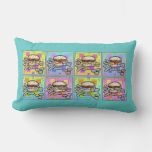 Pop Art HAMBURGER LUMBAR PILLOW Kussen