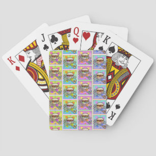 Pop Art HAMBURGER PLAYCARDS Speelkaarten