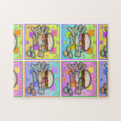 Pop Art HAMBURGER PUZZLE Legpuzzel (Horizontaal)