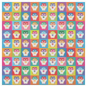 Pop Art Hamsters Fabric Stof (Swatch)