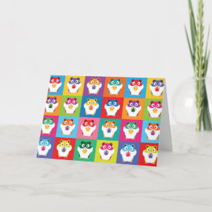 Pop Art Hamsters Kaart