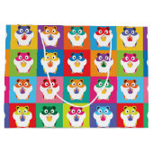 Pop Art Hamsters Large Gift Bag Groot Cadeauzakje (Achterkant)