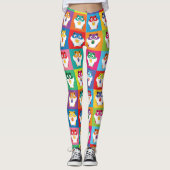 Pop Art Hamsters Leggings (Voorkant)