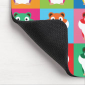 Pop Art Hamsters Muismat (Hoek)