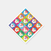 Pop Art Hamsters Napkins Servet (Hoek)