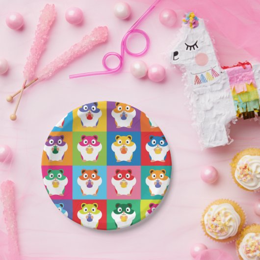 Pop Art Hamsters Paper Bord (Feest)