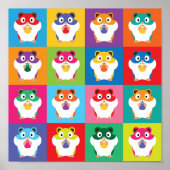 Pop Art Hamsters Poster (Voorkant)