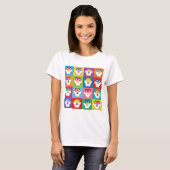 Pop Art Hamsters T-Shirt (Voorkant volledig)