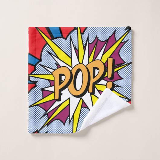 Pop Art handdoek (Wasdoekje)